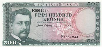 Iceland, 500 Kronur, 1961, UNC, ... 