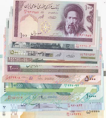 Iran, 10 Pieces UNC Banknotes