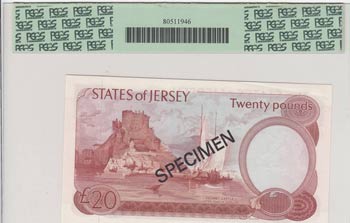 Jersey, 20 Pounds, 1978, AUNC, ... 