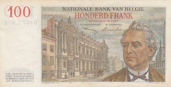 Belgium, 100 Francs, 1952, XF, ... 