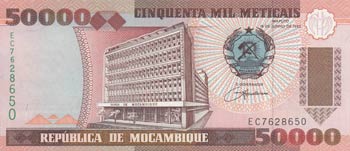 Mozambique, 50.000 Meticais, 1993, ... 