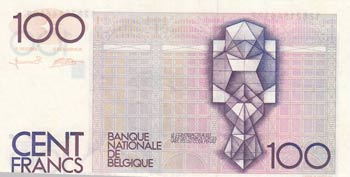 Belgium, 100 Francs, 1982-94, UNC, ... 