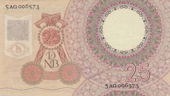 Netherlands, 25 Gulden, 1955, ... 