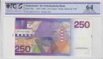 Netherlands, 250 Gulden, 1986, ... 