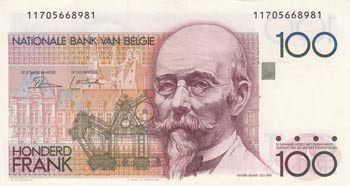 Belgium, 100 Francs, 1982-94, UNC, ... 