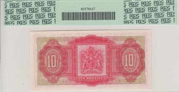 Bermuda, 10 Shillings, 1957, UNC, ... 
