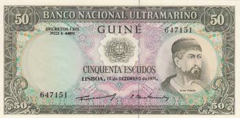 Portoguese Guinea, 50 Escudos, ... 
