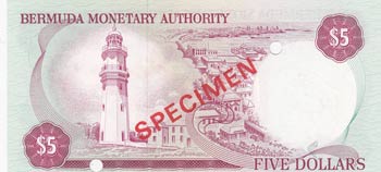 Bermuda, 5 Dollars, 1978, UNC, ... 
