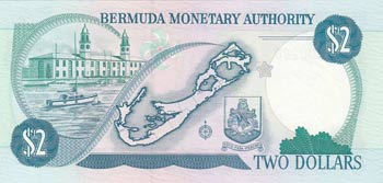 Bermuda, 2 Dollars, 1996, UNC, ... 