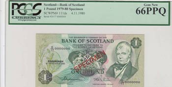 Scotland, 1 pounds, 1980, p111ds, ... 