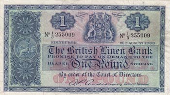 Scotland, 1 Pound, 1958, VF (+), ... 