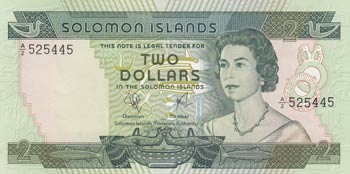 Solomon Islands, 2 Dollars, 1977, ... 