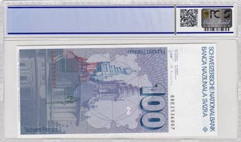 Switzerland, 100 Francs, 1988, ... 