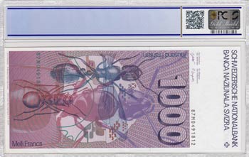 Switzerland, 1000 Franken, 1987, ... 