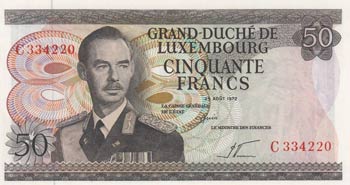 Luxembourg, 50 Francs, 1972, UNC, ... 