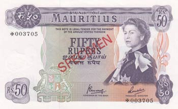 Mairitius, 50 Rupees, 1978, UNC, ... 