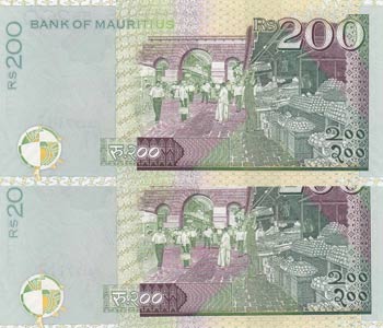 Mauritius, 200 Rupees, 2014, UNC, ... 
