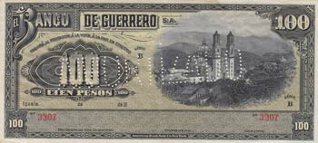 Mexico, 100 Pesos, 1906-1914, AUNC ... 