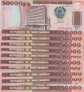 Mozambique, 50.000 Meticais, 1993, ... 