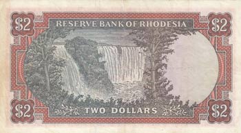 Rhodesia, 2 Dollars, 1977, VF (+), ... 
