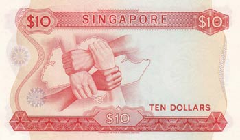 Singapore, 10 Dollars, 1972, UNC, ... 