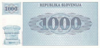 Slovenia, 1.000 Tolarjev, 1992, ... 