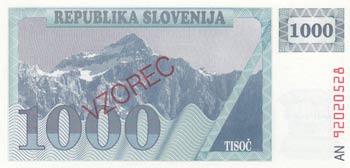 Slovenia, 1.000 Tolarjev, 1992, ... 