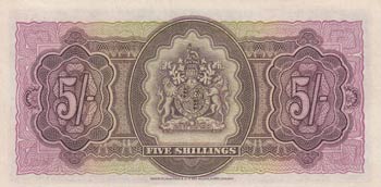 Bermuda, 5 Shillings, 1957, AUNC, ... 