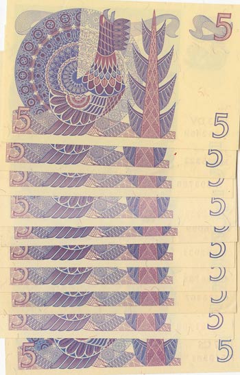 Sweden, 5 Kronor, 1966/1978, UNC, ... 