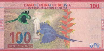 Bolivia, 100 Bolivianos, 2018, ... 