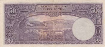 Turkey, 50 Lira, 1938, VF (+), ... 