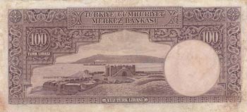 Turkey, 100 Lira, 1938, FINE, 2/1. ... 