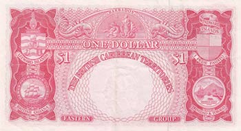 British Caribbean, 1 Dollar, 1962, ... 