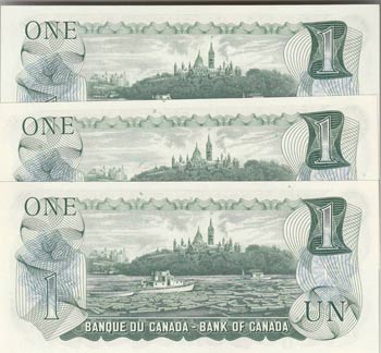 Canada, 1 Dollar (3), 1973, UNC, ... 