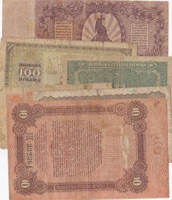 Mix Lot, Banknotes of 6 Eastern ... 