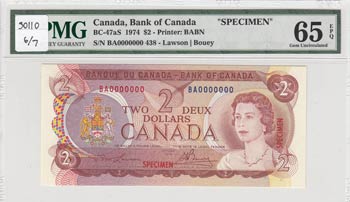 Canada, 2 Dollars, 1974, UNC, ... 