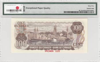 Canada, 100 Dollars, 1975, UNC, ... 