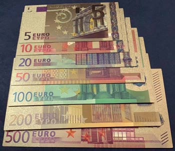 Europen Union, 5 Euro, 10 Euro, 20 ... 