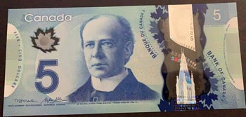 Canada, 5 Dollars, 2016, UNC, p106c