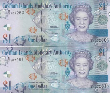 Cayman Islands, 1 Dollar, 2010, ... 