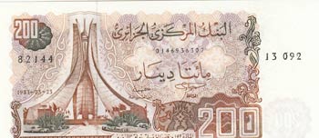 Algeria, 200 Dinars, 1983, UNC, ... 