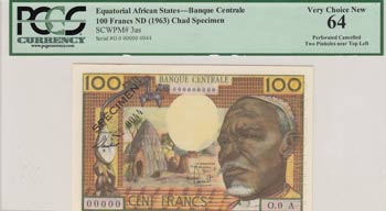 Equatorial African State, 100 ... 