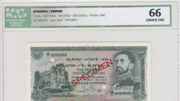 Ethiopia, 500 Dollars, 1961, UNC, ... 