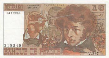 France, 10 Francs, 1977, XF (-), ... 