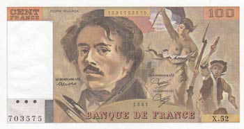 France, 100 Francs, 1981, UNC, ... 