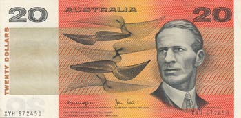 Australia, 20 Dollars, 1979, XF, ... 