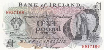 Ireland, 1 Pound, 1980, UNC, p65