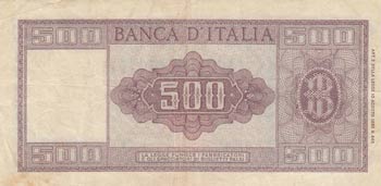 Italy, 500 Lire, 1947, VF, p80