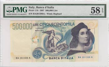 Italy, 500.000 Lire, 1997, AUNC, ... 