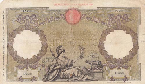Italy, 100 Lire, 1931/1942, FINE, ... 